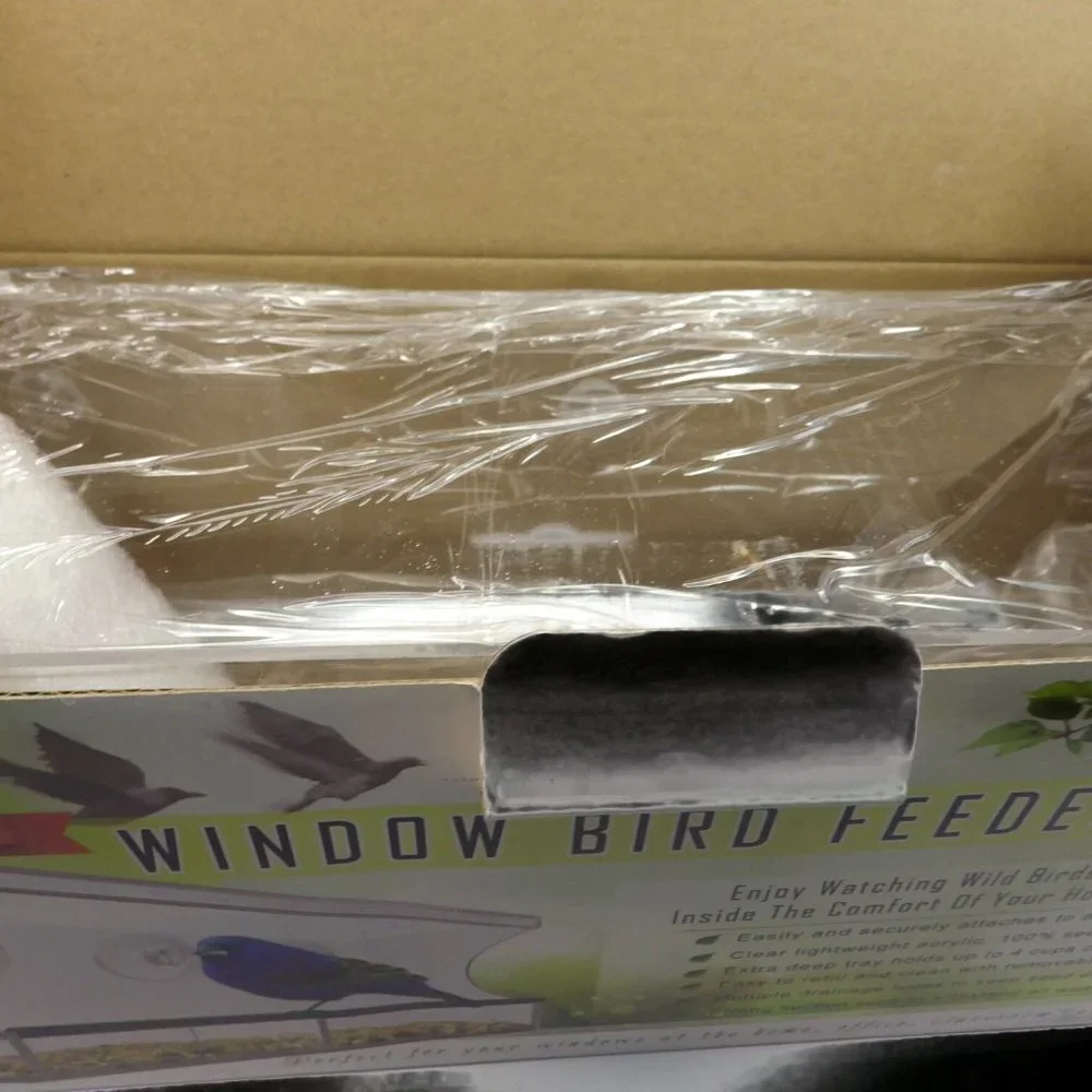 Window Wild Bird Feeder/Clear Acrylic